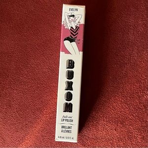 Buxom Lip Polish in shade Evelyn, full size in box